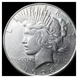 1928-S Silver Peace Dollar UNCIRCULATED