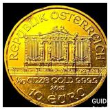 2015 Osterreich 1/10oz Gold 10 Euro
