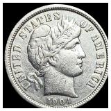 1904 Barber Dime CLOSELY UNCIRCULATED
