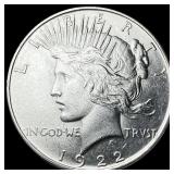 1922 Silver Peace Dollar UNCIRCULATED