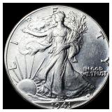 1941 Walking Liberty Half Dollar CLOSELY UNCIRCULA