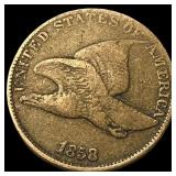 1858 Flying Eagle Cent ABOUT UNCIRCULATED