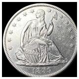 1859-O Silver Half Dollar CLOSELY UNCIRCULATED