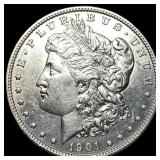 1901 Silver Morgan Dollar CLOSELY UNCIRCULATED