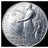 1915-S Silver Half Dollar Panama-Pacific UNCIRCULA