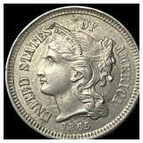 1865 Nickel Three-Cent Piece UNCIRCULATED