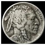 1917-S Buffalo Nickel NEARLY UNCIRCULATED