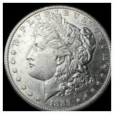 1889-S Silver Morgan Dollar NEARLY UNCIRCULATED