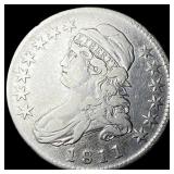 1811 Capped Bust Half Dollar NEARLY UNCIRCULATED