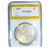1889 Morgan Silver Dollar PGA MS66