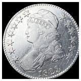 1823 Capped Bust Half Dollar NEARLY UNCIRCULATED