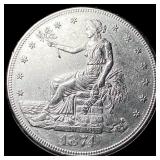 1874-S Silver Trade Dollar CLOSELY UNCIRCULATED