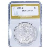 1889-O Morgan Silver Dollar PGA MS62+
