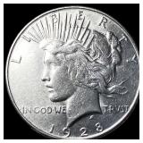 1928 Peace Silver Dollar CLOSELY UNCIRCULATED