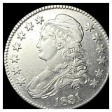 1831 Silver Capped Bust Half Dollar CLOSELY UNCIRC
