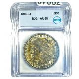 1888-O Morgan Silver Dollar ICG AU58