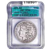 1879-CC Morgan Silver Dollar VF30 Capped CC VAM-3