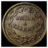 Civil War Token D.L. Wing & Co. Albany NY. CLOSELY