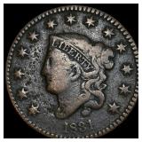 1831 Coronet Head Large Cent LIGHTLY CIRCULATED