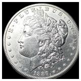 1889-S Silver Morgan Dollar CLOSELY UNCIRCULATED