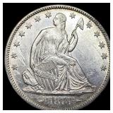 1873 Arrows Seated Liberty Half Dollar CLOSELY UNC