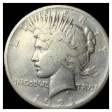 1921 Silver Peace Dollar LIGHTLY CIRCULATED