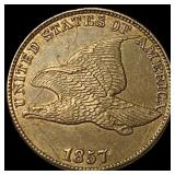 1857 Flying Eagle Cent CLOSELY UNCIRCULATED