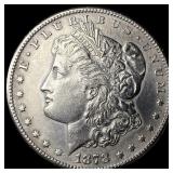 1878-S Silver Morgan Dollar ABOUT UNCIRCULATED