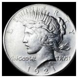 1921 Silver Peace Dollar UNCIRCULATED