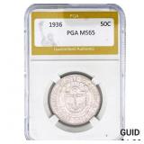 1936 Rhode Island Half Dollar PGA MS65