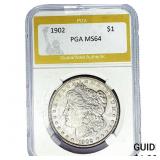 1902 Morgan Silver Dollar PGA MS64