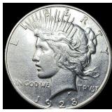 1928 Peace Silver Dollar NEARLY UNCIRCULATED