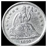 1840 Seated Liberty Dime CLOSELY UNCIRCULATED
