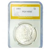 1883 Morgan Silver Dollar PGA MS66