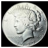1927 Peace Silver Dollar CLOSELY UNCIRCULATED