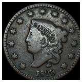 1829 Coronet Head Large Cent LIGHTLY CIRCULATED