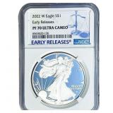 2022-W Silver Eagle NGC PF70 Ultra Cameo
