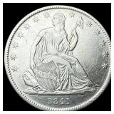 1841-O Silver Half Dollar CLOSELY UNCIRCULATED