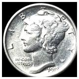 1919 Mercury Dime CLOSELY UNCIRCULATED