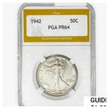 1942 Walking Liberty Half Dollar PGA PR64