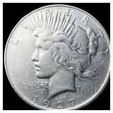 1927 Silver Peace Dollar LIGHTLY CIRCULATED