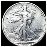 1917 Walking Liberty Half Dollar CLOSELY UNCIRCULA