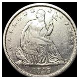 1843-O Silver Half Dollar NEARLY UNCIRCULATED