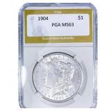 1904 Morgan Silver Dollar PGA MS63