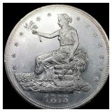 1875-CC Silver Trade Dollar