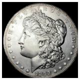 1893-CC Morgan Silver Dollar