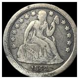 1842 Seated Liberty Dime NICELY CIRCULATED