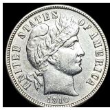 1910-D Silver Barber Dime LIGHTLY CIRCULATED