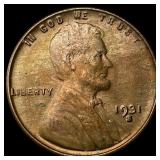 1931-S Lincoln Wheat Cent CHOICE BU