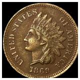 1869 Indian Head Cent CLOSELY UNCIRCULATED